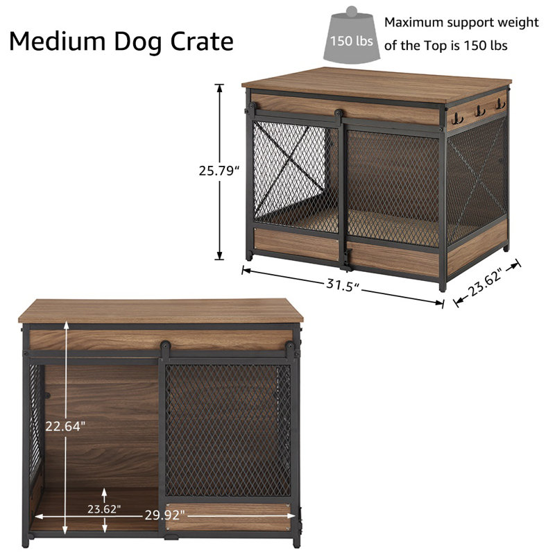 Tucker Murphy Pet™ Allix Sliding Door Pet Crate & Reviews Wayfair